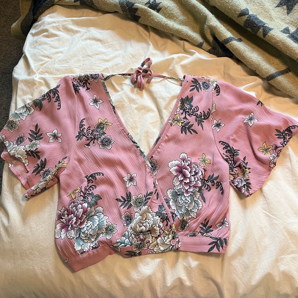 Target Pink floral top - Picture 2 of 3